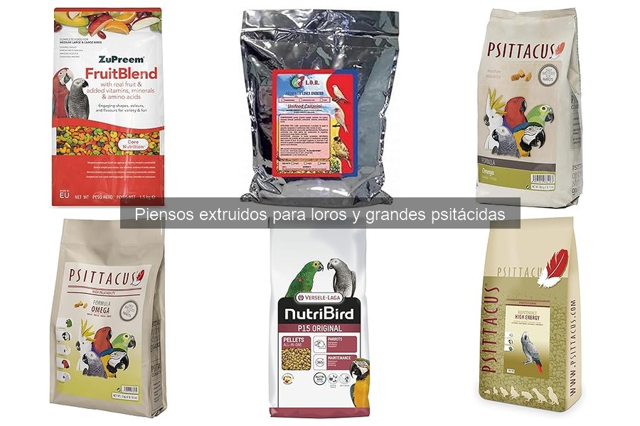 Comparativa de Piensos Extruidos para Loros: Mejores Marcas