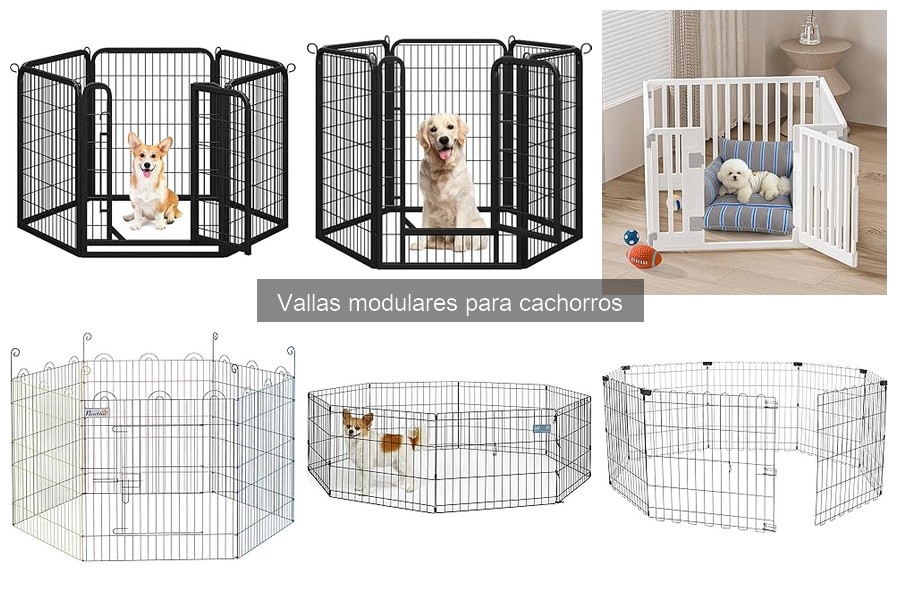 Comparativa de precios de vallas modulares para cachorros