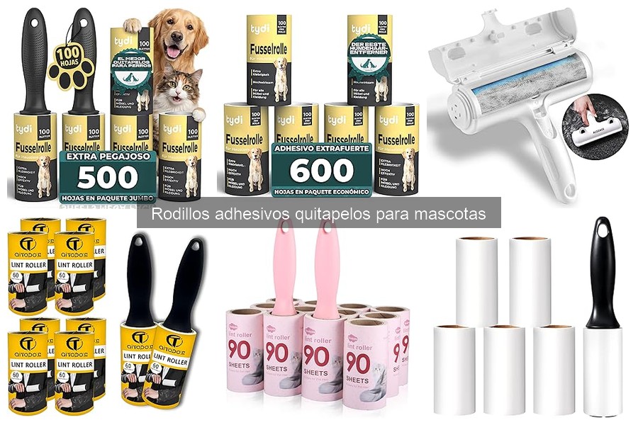 Comparativa de Rodillos Adhesivos Quitapelos para Mascotas