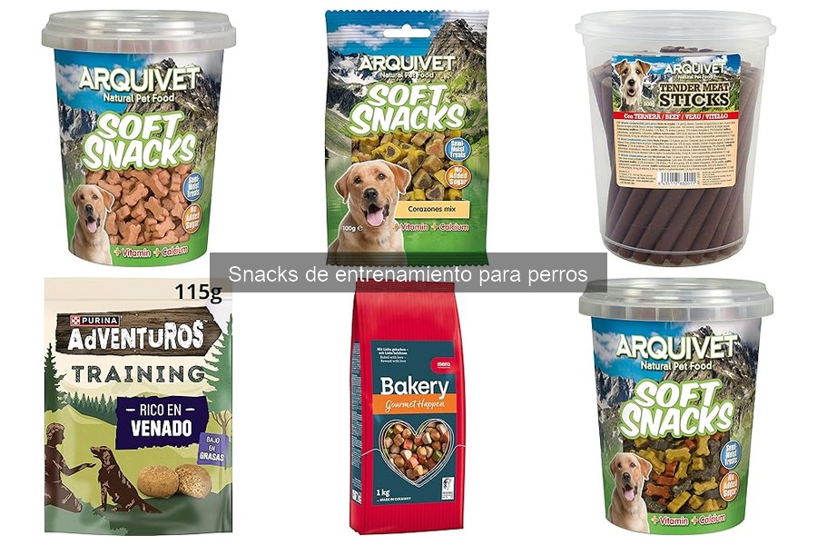 Comparativa de Snacks de Entrenamiento para Perros