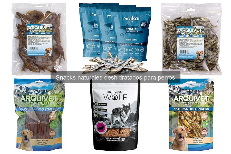 Comparativa de Snacks Naturales Deshidratados para Perros