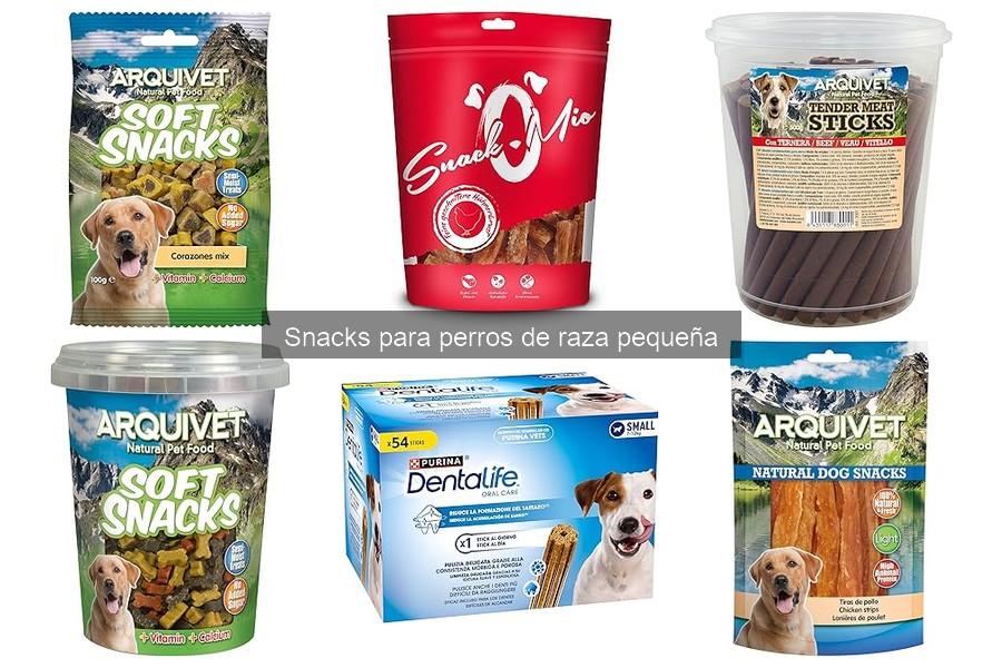 Comparativa de Snacks para Perros de Raza Pequeña