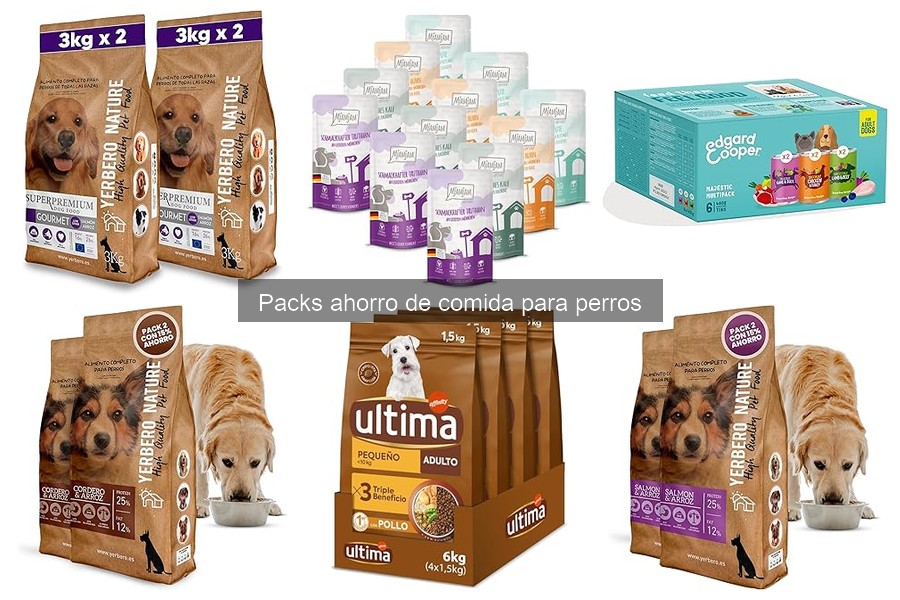 Comparativa: Packs de comida para perros vs. a granel