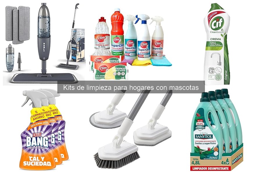 Componentes esenciales para un kit de limpieza para mascotas