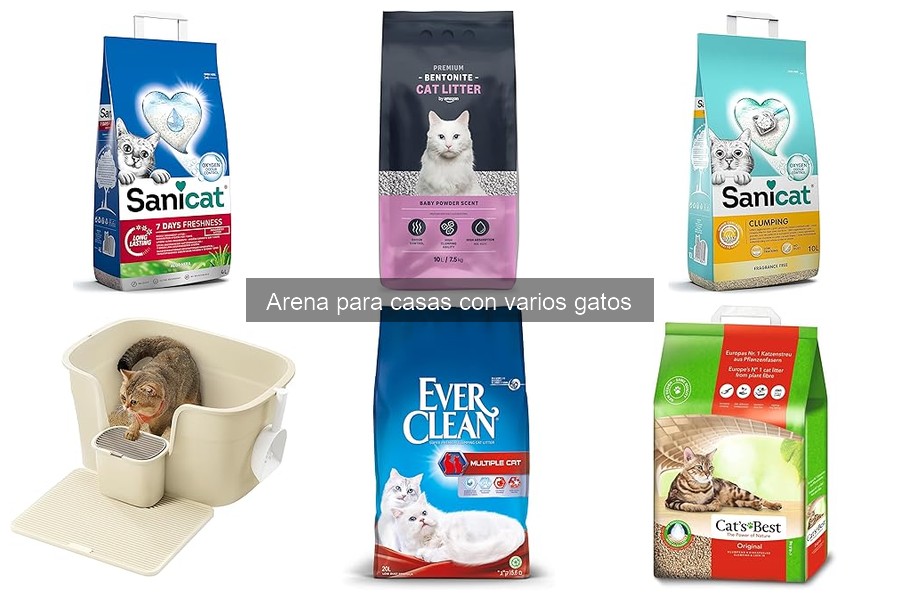 Compra arena para gatos a buen precio en línea