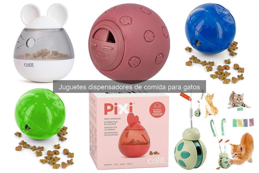 ¿Cuánto cuesta un juguete dispensador de comida para gatos?
