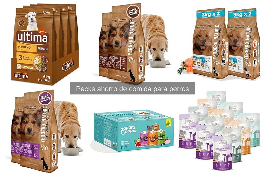 ¿Cuánto dura un pack de comida para perros? Guía completa