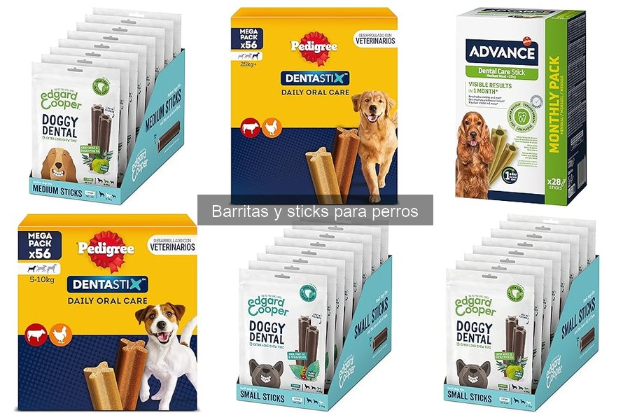 Diferentes tipos de barritas y sticks para perros: guía completa