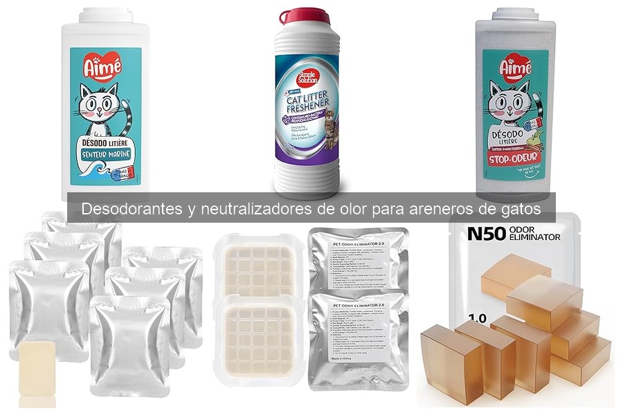 Dónde comprar desodorantes para areneros de gatos