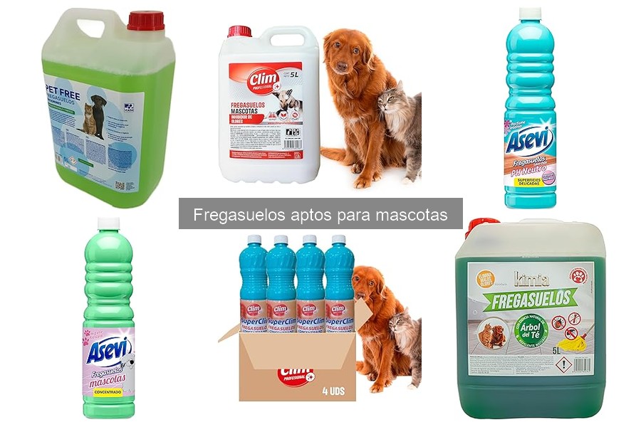 Dónde comprar fregasuelos aptos para mascotas a buen precio