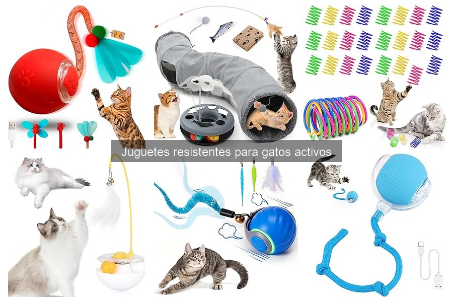 Dónde comprar juguetes resistentes para gatos activos