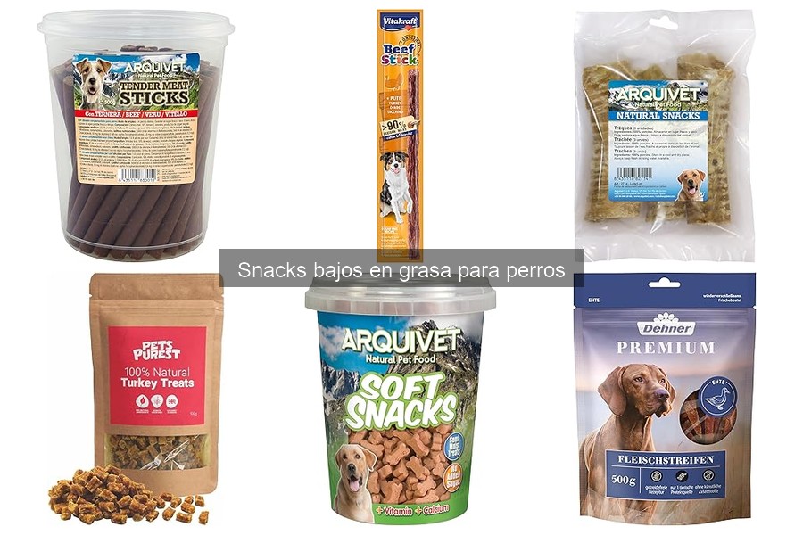 Dónde comprar snacks bajos en grasa para perros baratos