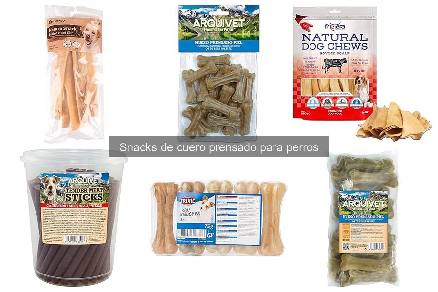 Dónde comprar snacks de cuero prensado para perros a buen precio