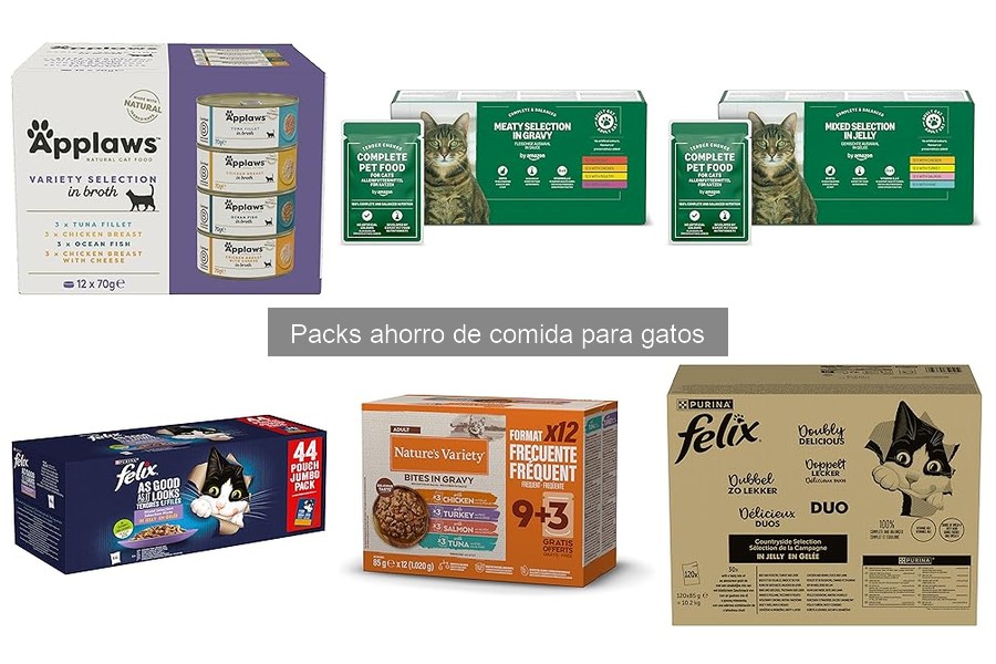 Efectos secundarios de los packs de comida para gatos