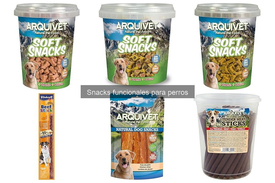 Efectos secundarios de los snacks funcionales para perros