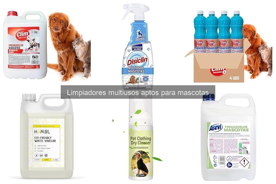 Errores comunes al usar limpiadores multiusos para mascotas