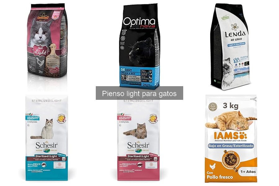 ¿Es adecuado el pienso light para gatos esterilizados?
