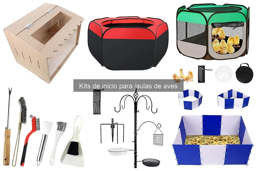 Garantías en kits de inicio para jaulas de aves: marcas destacadas