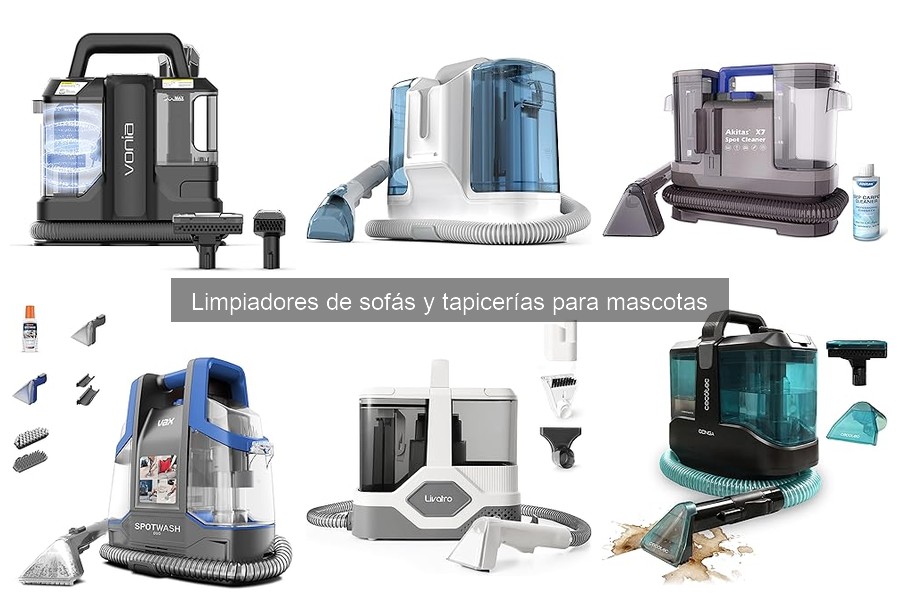 Guía de compra de limpiadores de tapicerías para mascotas