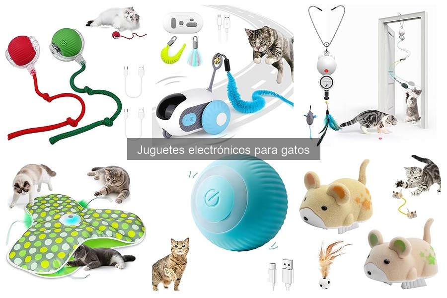Guía de uso de juguetes electrónicos para gatos