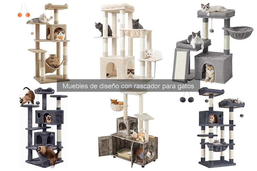 Guía para elegir el mejor mueble de diseño con rascador para gatos