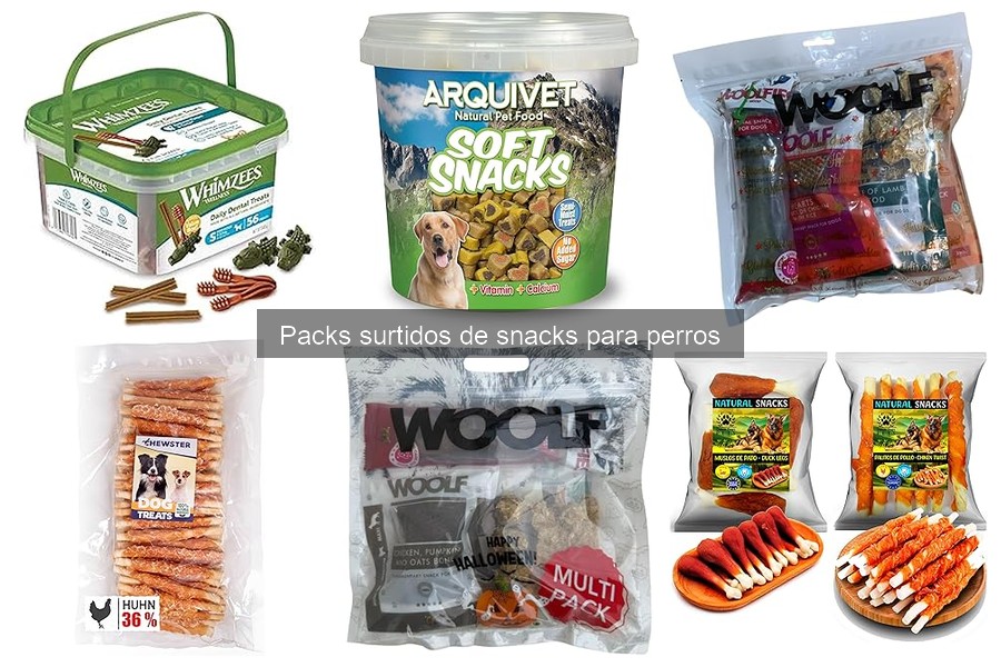 Guía para elegir el mejor pack surtido de snacks para perros