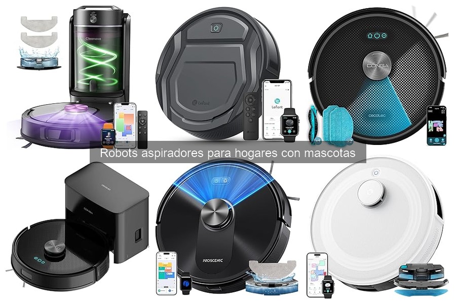Guía para elegir el mejor robot aspirador para mascotas