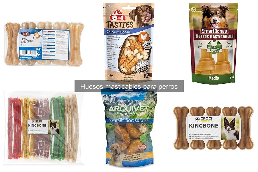 Ingredientes a evitar en huesos masticables para perros