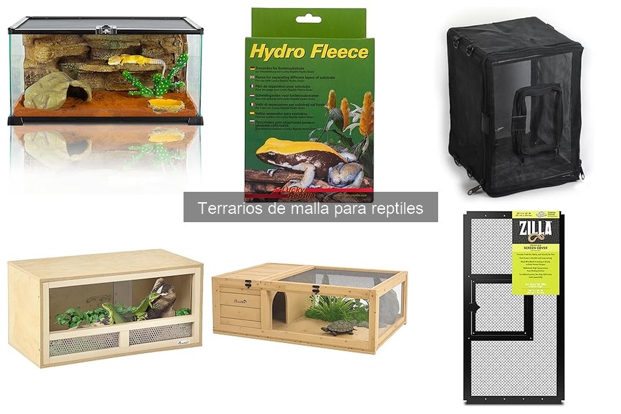 Instala correctamente tu terrario de malla para reptiles
