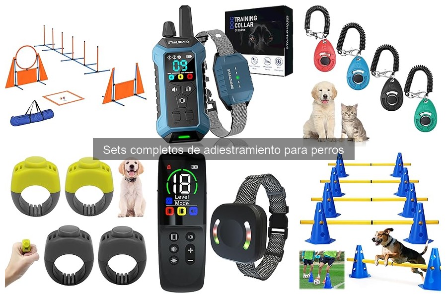 Instrucciones para ensamblar un set de adiestramiento para perros