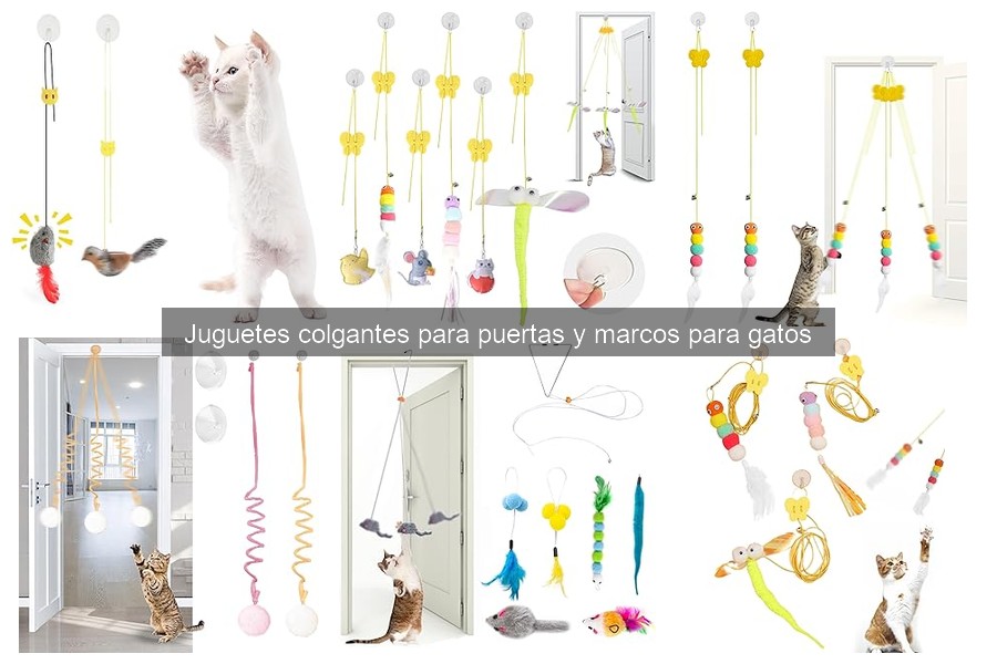 Instrucciones para Instalar Juguetes Colgantes para Gatos