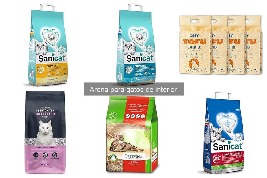 La mejor arena para gatos en apartamentos pequeños: comparativa