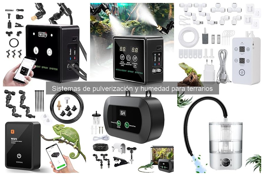 Mantenimiento de sistemas de pulverización en terrarios
