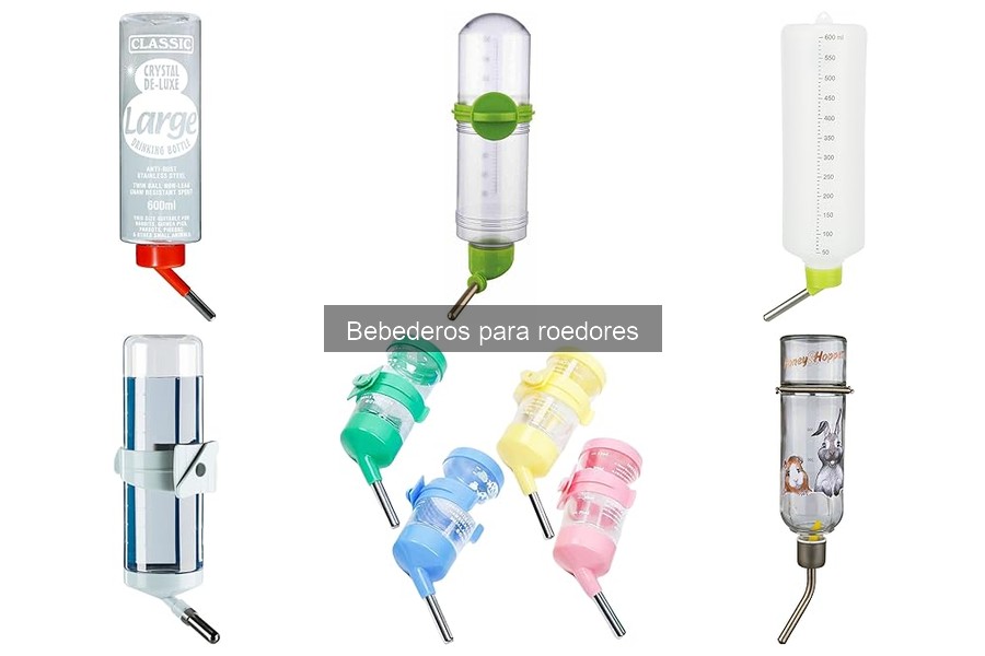 Mantenimiento y limpieza de bebederos para roedores