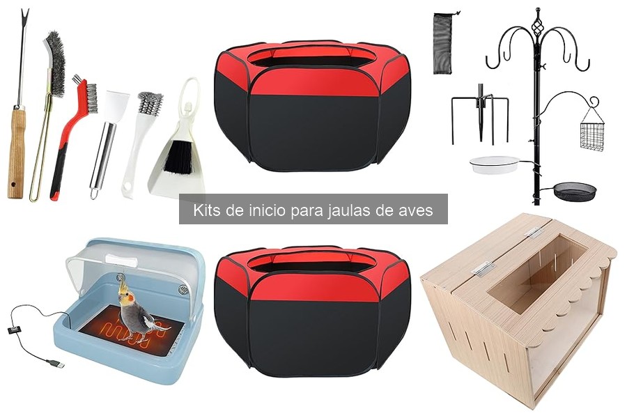 Mantenimiento y limpieza de kits para jaulas de aves