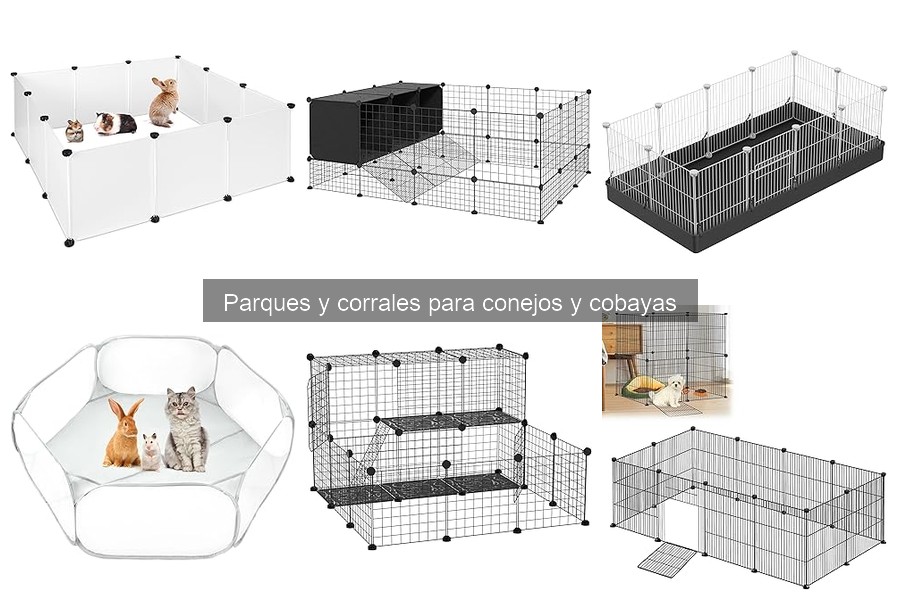 Mantenimiento y limpieza de parques para conejos y cobayas