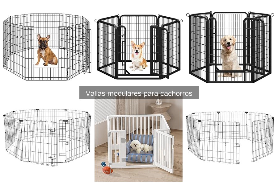 Mantenimiento y limpieza de vallas modulares para cachorros