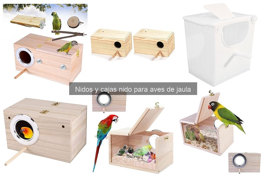 Materiales seguros para nidos y cajas nido de aves