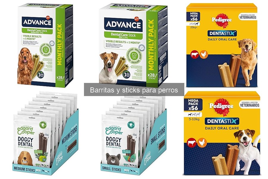 Mejores barritas para perros según su tamaño y raza