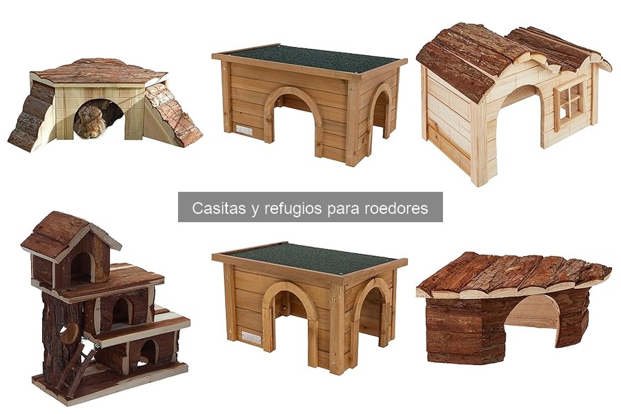 Mejores casitas para roedores según especie: comparación