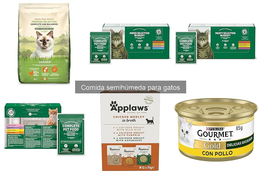 Mejores comidas semihúmedas para gatos: guía de compra