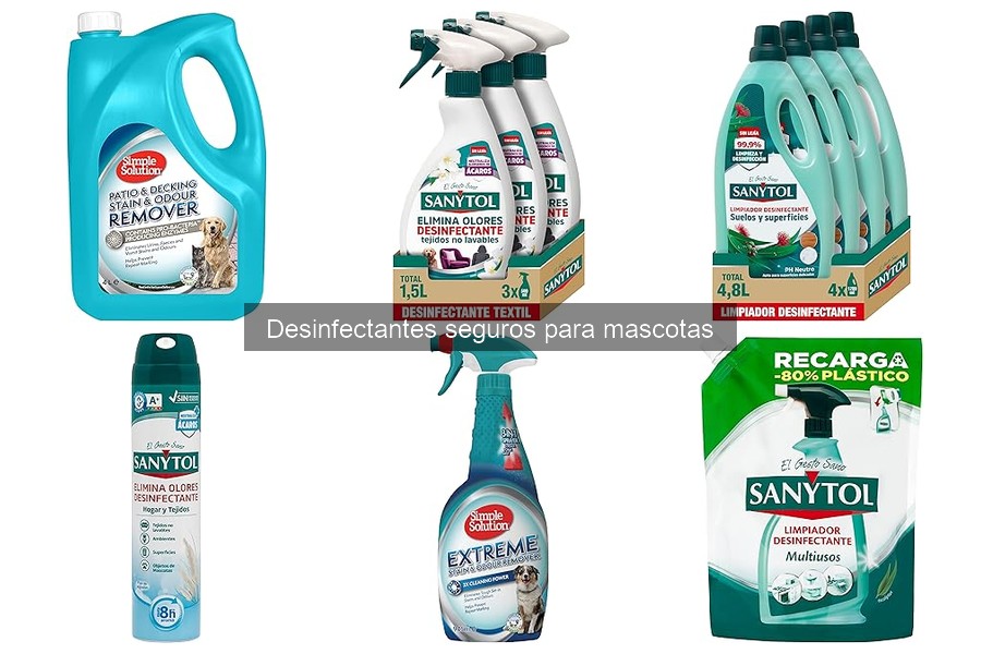 Mejores desinfectantes seguros para mascotas en 2023