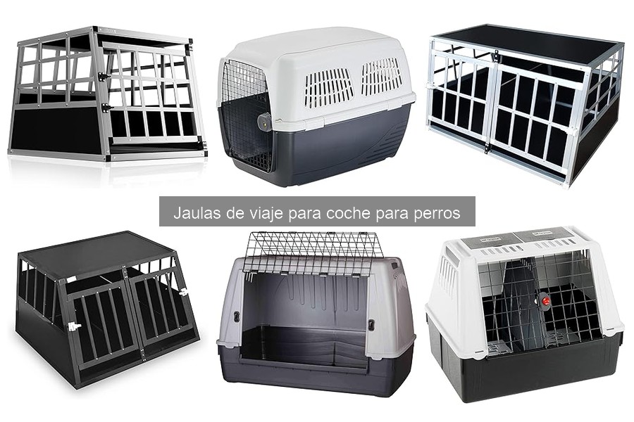 Mejores jaulas de viaje para coche según el tamaño del perro