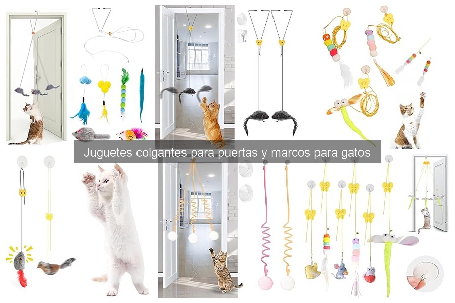 Mejores Juguetes Colgantes para Gatos Activos y Divertidos