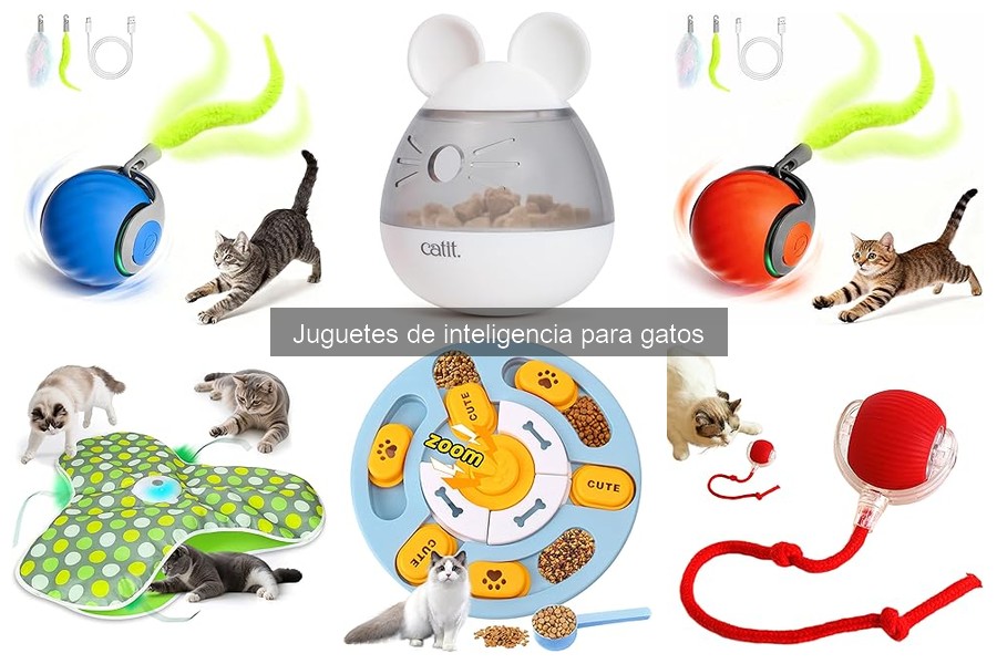 Mejores juguetes de inteligencia para gatos: comparativa 2023