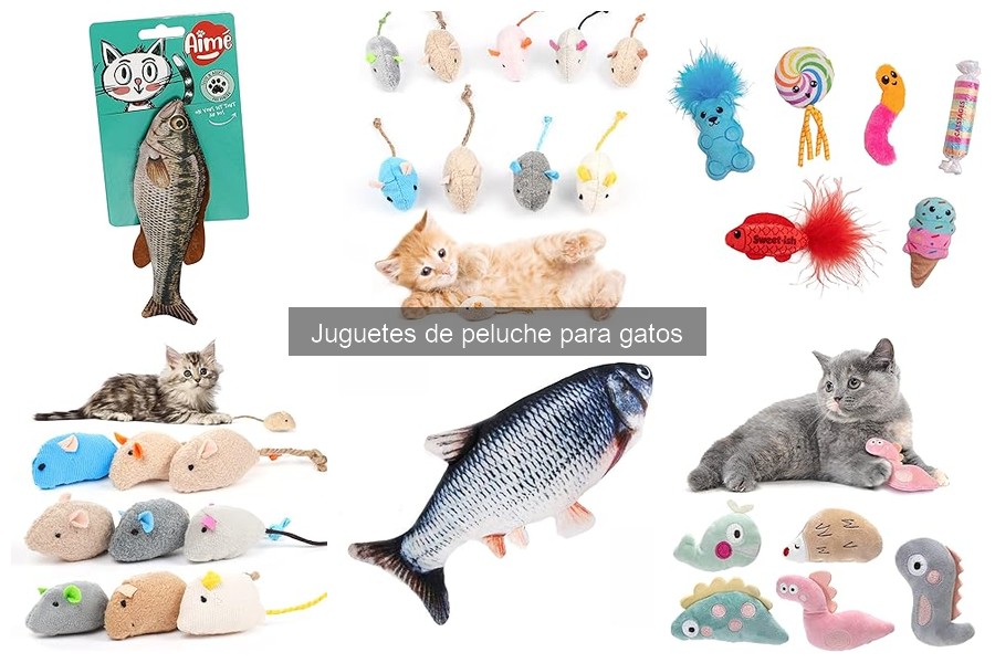 Mejores juguetes de peluche para gatos en 2023