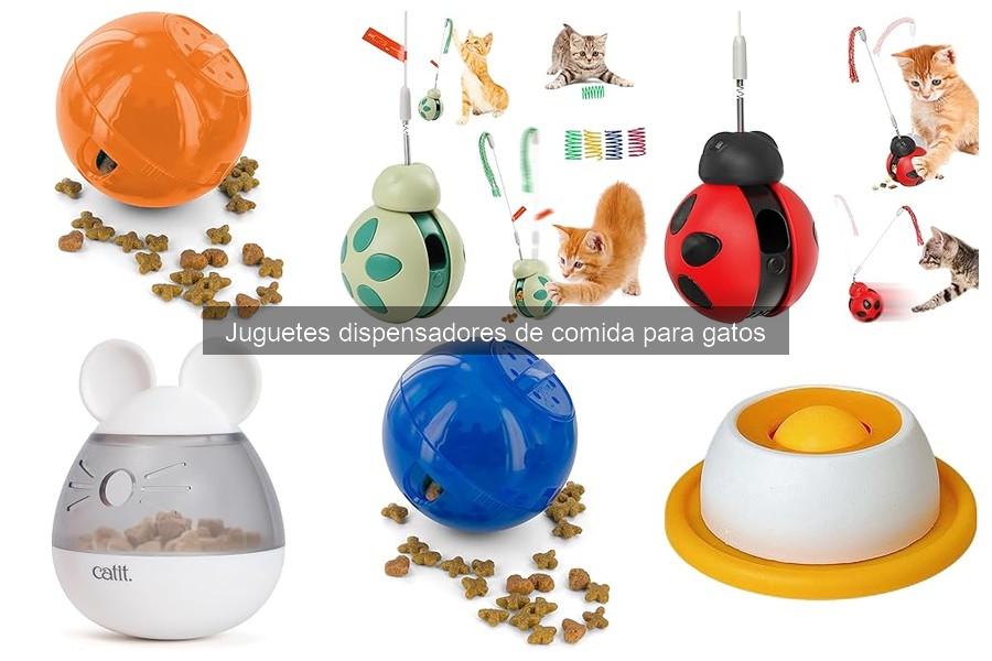 Mejores juguetes dispensadores de comida para gatos 2023