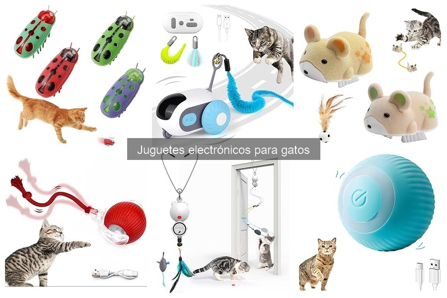 Mejores juguetes electrónicos para gatos según su edad