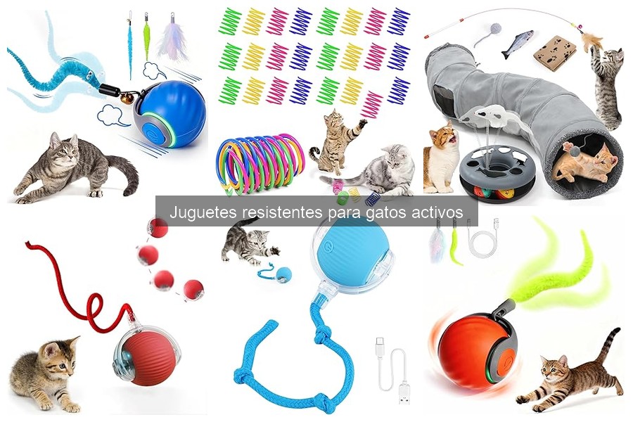 Mejores juguetes resistentes para gatos activos en 2023