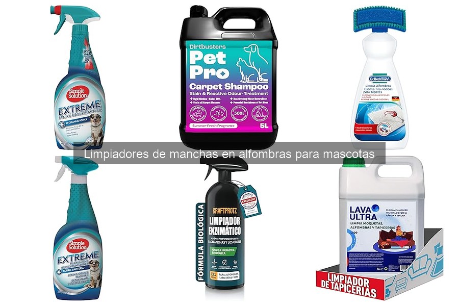Mejores limpiadores de manchas de alfombra para perros